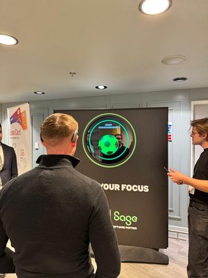 Supersize giant football activation for Checkatrade at the EFL x Sage 2026 event, Wembley Stadium.